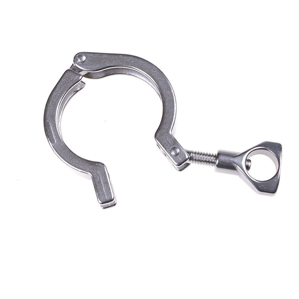 1.5" Heavy Duty Sanitary Clamp 304 Stainless Steel Dairy Brewing Tri Clover LJ