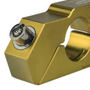 Golden Color Motorcycle Handlebar Throttle Grip Lock Anti-theft Brake Level Lock