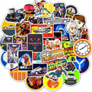 50Pcs Back To The Future Skateboard Anime Movie Stickers Laptop Luggage Deca&+