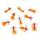 10pcs 4cm Wooly Bugger Flies Orange Sinking Wet Bass Trout Fishing Flies