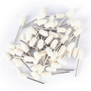 25pcs 3x8 Felt Polishing Buffing Pad Head Set for Rotary Tools AT3C