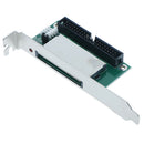 40-Pin CF Compact Flash Card to 3.5 IDE Converter PCI Bracket Back Pa 3C