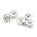 5X CY-15H 32mm Ball Metal Transfer Bearing Unit Conveyor Roller Wheel   FE FT