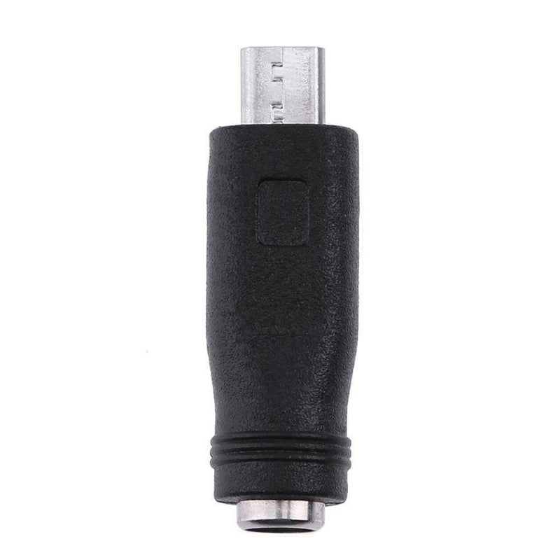 DC 5.5x2.1mm Female to Micro USB Male Power Converter Charger Adapter