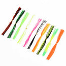10 Bundles Legs Barred Flake Fly Tying Material Squid Skirts Lure Thread