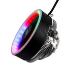 Q2 100mm Desktop CPU Cooler Fan Colorful Lighting 3 Pin Cooling Radiator