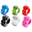 Desk Cable Clips Triple Slots Desktop Cable Organizer Wire Cord Management