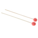 1 Pair Rubber Drum Mallet Percussion Hammer Stick for Xylophone Wood Blocks