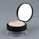Empty Loose Powder Jar Puff Box Cosmetic Container Case with Sifter Mirror