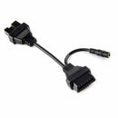 For Hyundai OBDII 12Pin to 16Pin Car OBD2 Connector Cable Diagnostic Adapter HOT