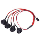 4LED White Lights with Lampshade for 1:10 Traxxas HSP Redcat RC Crawler Car