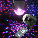 Remote Control Mini Magic Ball RGB LED Stage Light Rotating Lamp(EU Plug)