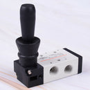 4H210-08 5 Ways 2 Position Pneumatic Mechincal Hand Lever Valve Gn
