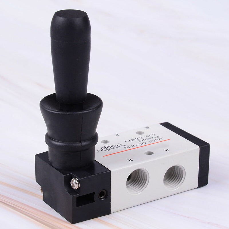 4H210-08 5 Ways 2 Position Pneumatic Mechincal Hand Lever Valve Gn