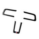 Carbon Fiber Steering Wheel Trim Stickers For