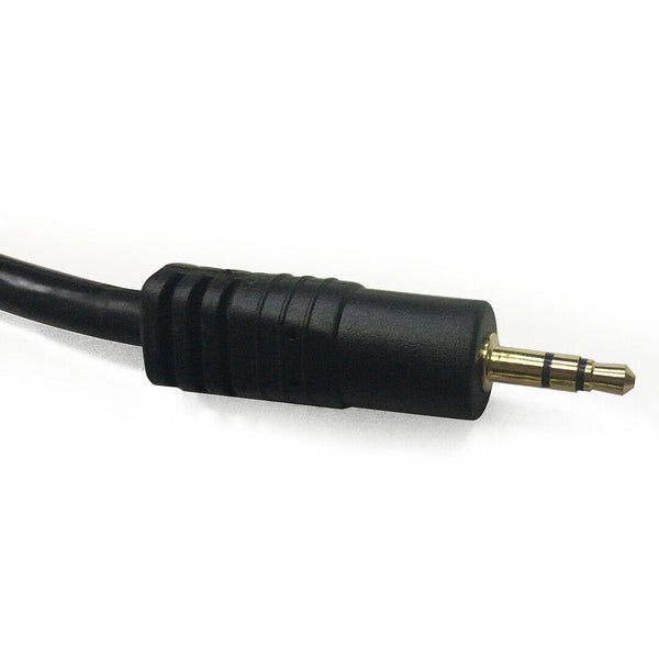 3.5mm Male to 1/4inch 6.35mm Stereo Male Plug Adapter Cable Mic Aux Cable-2 G9L7