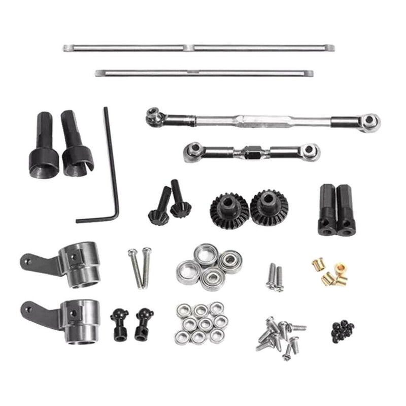 1/16 RC Car Spare Parts Metal Front Rear Axle Gear/Steering Rod for WPL B14 B16