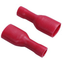 100pcs Female Spade Insulated Electrical Crimp Wire Connector Terminal
