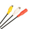 4Pin Aviation Head Male to 2RCA Female DC Female Extension Cable Adapter