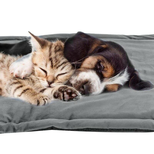 Dog Bed Mat, Dog Crate Pad Mat, Dog Mattress Washable Blankets Anti-Slip Pe M9H5