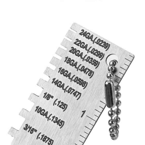 Wire/Metal Sheet Thickness Gauge Welding Gage Weld Size Inspection Tool