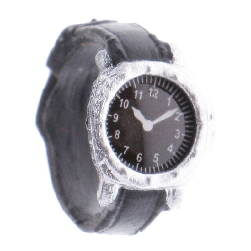 1/6 Black Plastic Watch for 12inch  Action Figures DIY Accessory
