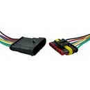6 Pin Way Car Waterproof Electrical Connector Plug with Wire AWG 5 Pairs