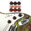 3Pcs Rosewood Guitar Speed Control Knobs for 6mm (0.24 inch) Dia. Shaft Pots -