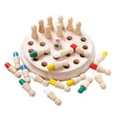 Wooden Memory Match Stick Chess Children Kids Educational Puzzles Toys