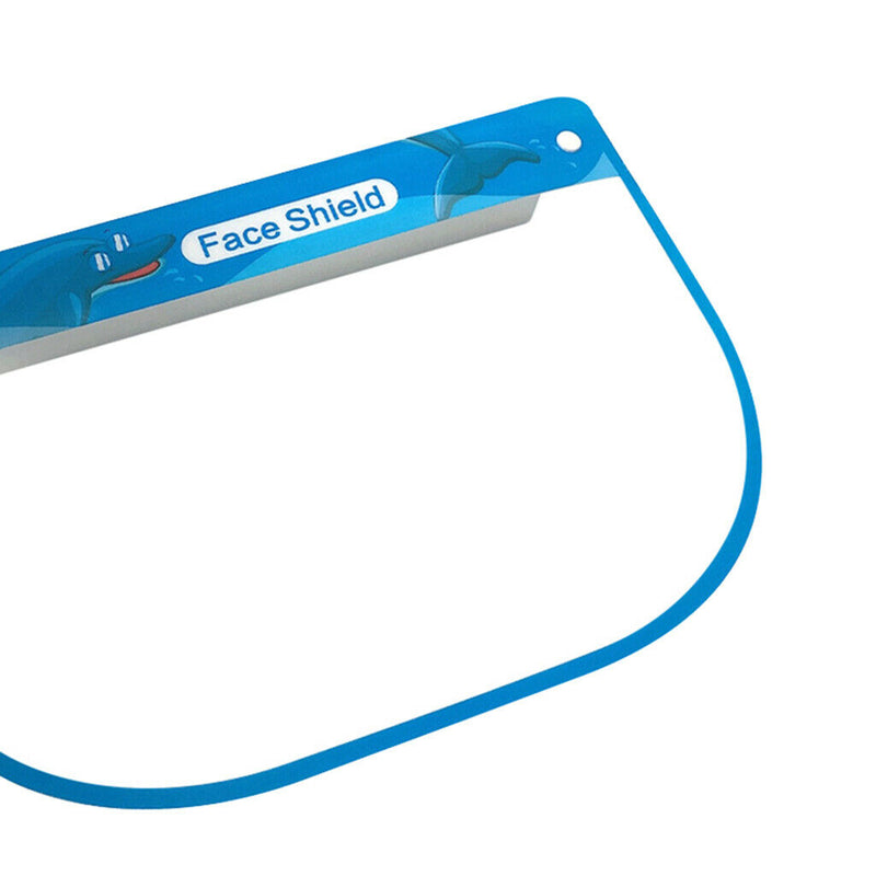 8Pcs Kid's Clear Safety Full Face Shield Cover Visor Cap Protector Anti-Fog