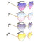4 Pieces Womens Sunglasses Retro  Sunglasses