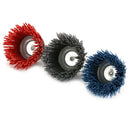 3Pcs 3 Inch 75Mm Dia Cup-Shaped Abrasive Nylon Wire Polishing Cleaning Brus