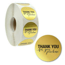 500Pcs/Roll Thank you Stickers Wedding Flower Baking Handmade Adhesive Labels~
