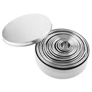 14pcs Stainless Steel Round Dumplings Wrappers Molds Set Cutter Maker Tools