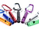 Outdoor Aluminum Alloy Emergency Survival Whistle Keychain Camping Hiking ToolJR