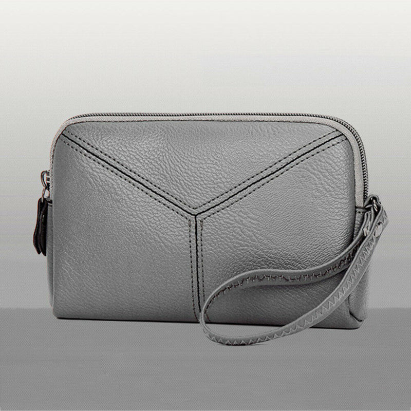Women PU Leather Mini Phone Bag Card Coin Clutch Handbag Satchel Purse Wallet