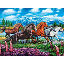 5D DIY Full Drill Diamond Painting Horse Embroidery Mosaic Craft Kit (w701)