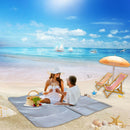 200x200cm Aluminum Foil Camping Blanket Picnic Beach Mat Cushion Folding Pad