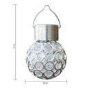 2Pcs LED Ball Solar Light Holiday Hanging Bulb Decorative Outdoor Lighting
