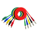 5 Pcs / Colors Banana Plug to Alligator Clips Test Line, Crocodile Clips Cable