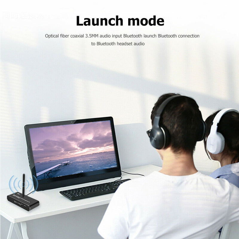D09 Coaxial Toslink to Analog Wireless Audio Converter Bluetooth 5.0 Adapter