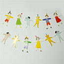 kid hand in hand banner paper garland hanging buntingbirthday party diy decor Gw