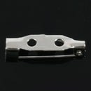 20 Brooch Bar Backs Safety Pins Catch Findings Small 20mm P4R4