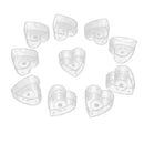 10 Heat Heat-Resistant Clear Plastic Tea Light Cup DIY Wedding Candle Craft