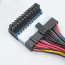Female ATX 24Pin to 24 pin Male 90 Degree Power Adapter Mainboard Motherboard Ne
