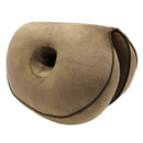 Multifunctional Dual Comfort Cushion Memory Foam Hip Lift Cushions (Coffee)