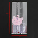 50Pcs Present For You DIY Cat Thank You Envelope West Point Cake Pop Bags G