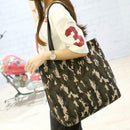 Women'S Fashion Camouflage Canvas Bag Shoulder Bag Large Capacity Female Le