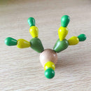 Baby Children Cactus Balance Toys Wood Travel Portable Block Assemble Table Game