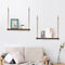 6pcs Decorative Hanging Wall Mounted Shelves Garden Hanging Shelves Decor